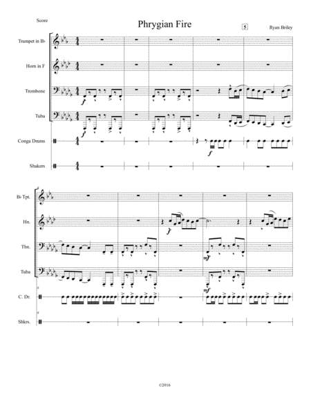 Phrygian Fire Sheet Music