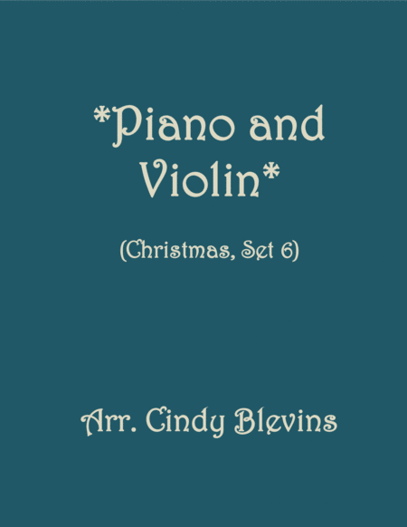 Piano And Violin For Christmas Set Six Sheet Music