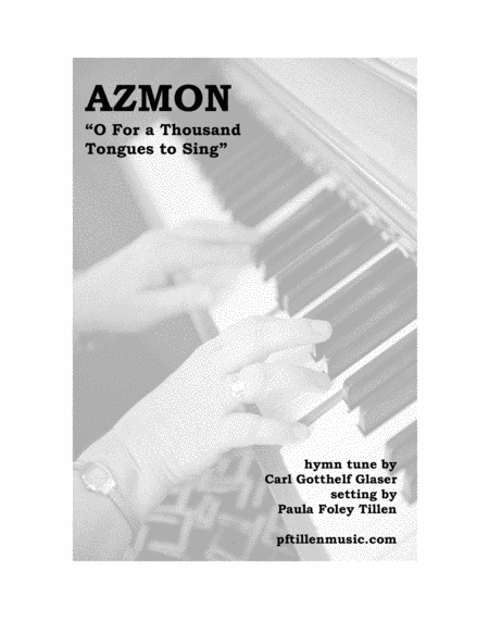 Piano Prelude On Azmon Sheet Music