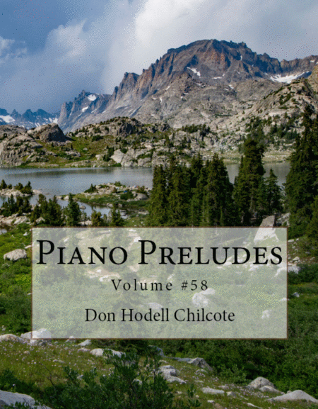 Free Sheet Music Piano Preludes Volume 58