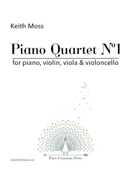 Piano Quartet N 1 For Piano Violin Viola Cello Sheet Music