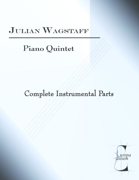 Piano Quintet Instrumental Parts Sheet Music