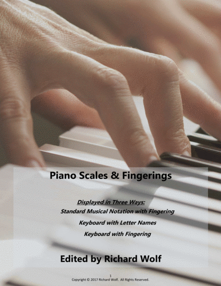 Piano Scales And Fingerings Sheet Music