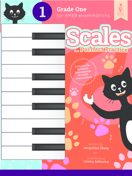 Piano Scales The Purrfect Practice Grade 1 Ameb Sheet Music
