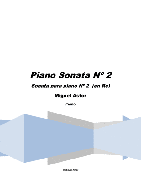 Piano Sonata N 2 Sheet Music