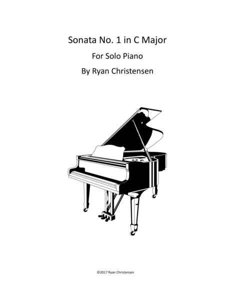 Free Sheet Music Piano Sonata No 1 In C Major