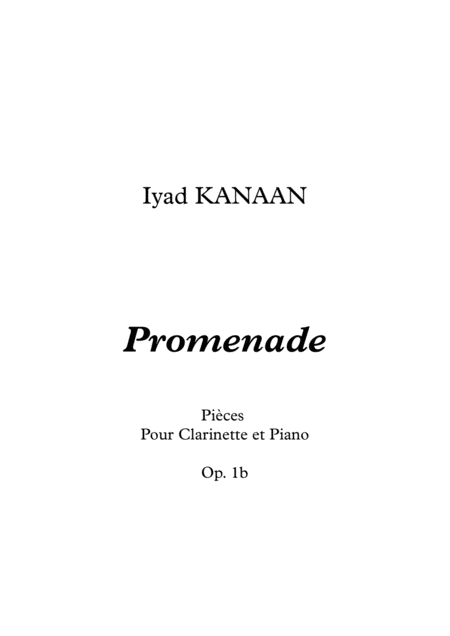 Piece For Clarinet And Piano Sheet Music