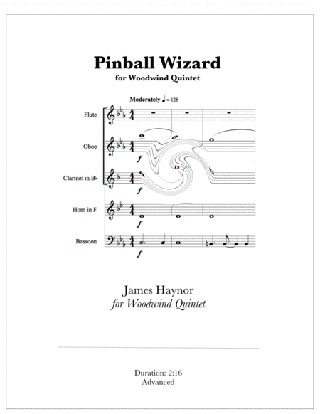 Pinball Wizard For Woodwind Quintet Sheet Music