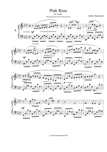 Pink Rose Sheet Music