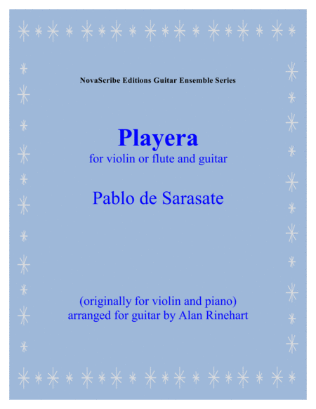 Playera Arr For Guitar And Flute Or Violin Sheet Music