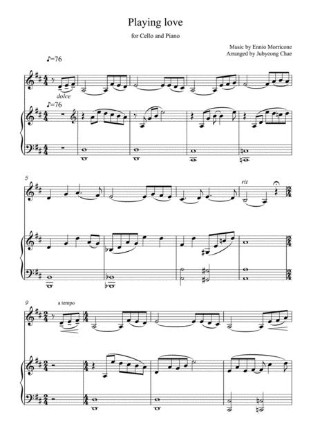 Free Sheet Music Playing Love Ost From The Legend Of 1900 For Cello Or Viola And Piano Duet