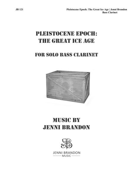 Free Sheet Music Pleistocene Epoch The Great Ice Age