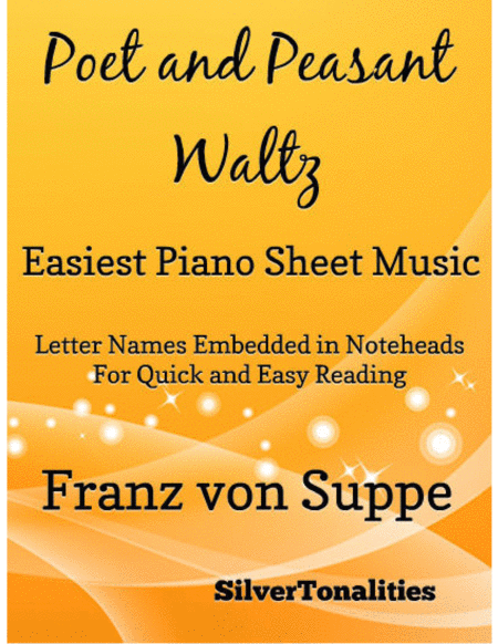 Poet And Peasant Waltz Easiest Piano Sheet Music