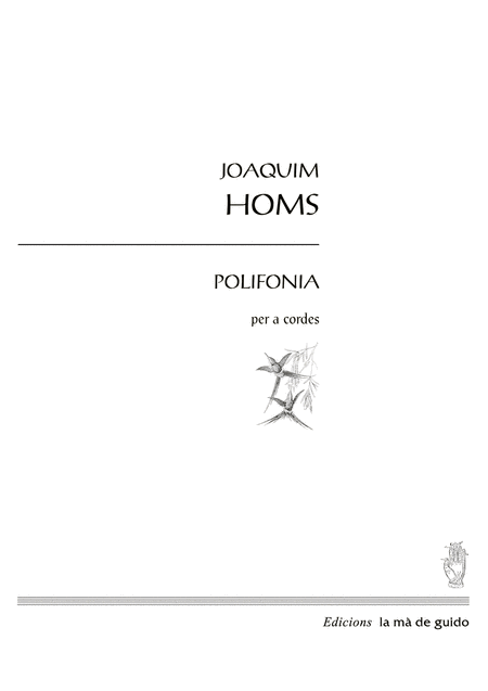 Free Sheet Music Polifonia Per A Cordes