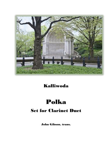 Free Sheet Music Polka By Kalliwoda Set For Clarinet Duet
