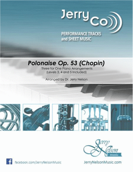 Free Sheet Music Polonaise Opus 53 Chopin 3 For 1 Piano Standalone Arr S