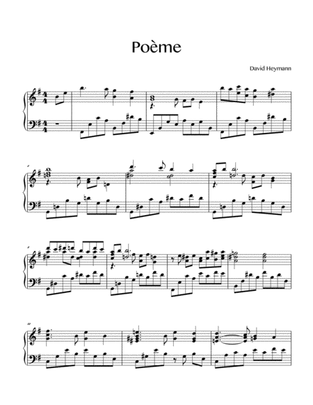 Free Sheet Music Pome