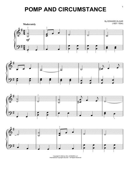 Free Sheet Music Pomp And Circumstance March No 1 Op 39