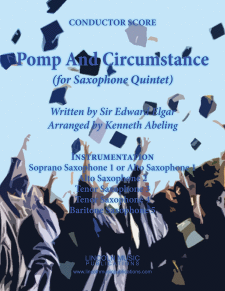 Pomp And Cirumstance For Saxophone Quintet Sattb Or Aattb Sheet Music