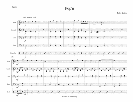 Free Sheet Music Pop N For Steel Band