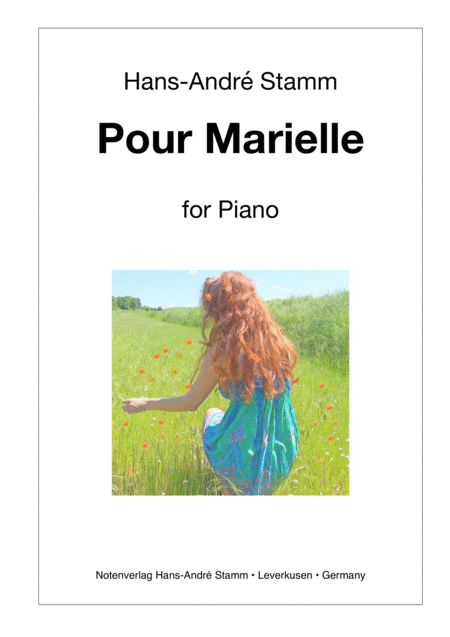 Free Sheet Music Pour Marielle For Piano