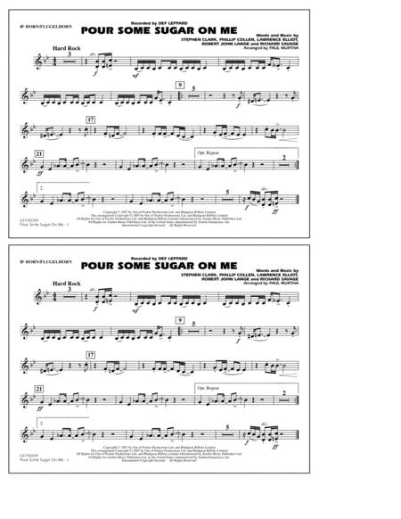 Free Sheet Music Pour Some Sugar On Me Arr Paul Murtha Bb Horn Flugelhorn