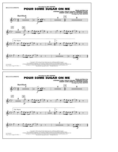 Pour Some Sugar On Me Arr Paul Murtha Bells Xylophone Sheet Music