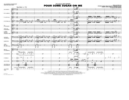 Pour Some Sugar On Me Arr Paul Murtha Conductor Score Full Score Sheet Music