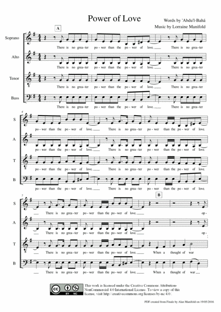 Power Of Love Sheet Music