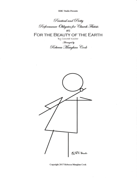 Free Sheet Music Practical And Pretty Performance Obligatos For Church Flutists 5 For The Beauty Of The Earth