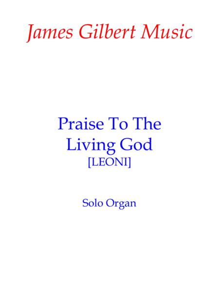 Free Sheet Music Praise To The Living God Or