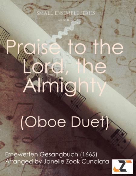 Praise To The Lord The Almighty Oboe Flute Duet Sheet Music