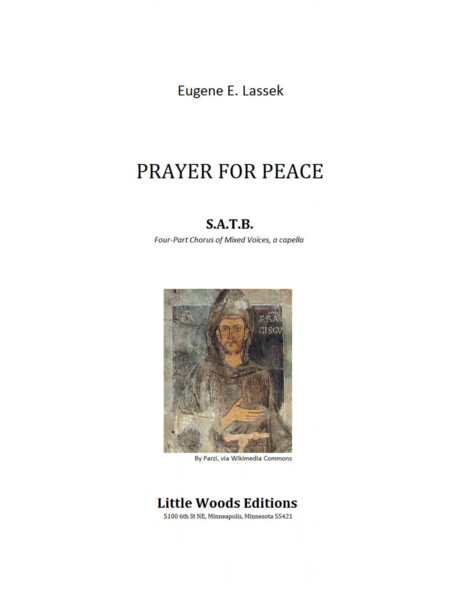 Prayer For Peace Sheet Music