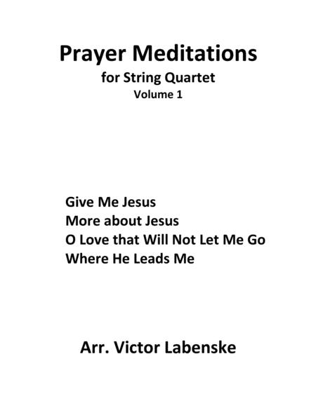 Prayer Meditations Volume 1 Sheet Music