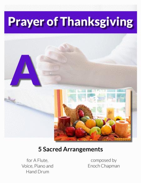 Free Sheet Music Prayer Of Thanksgiving For A Flute