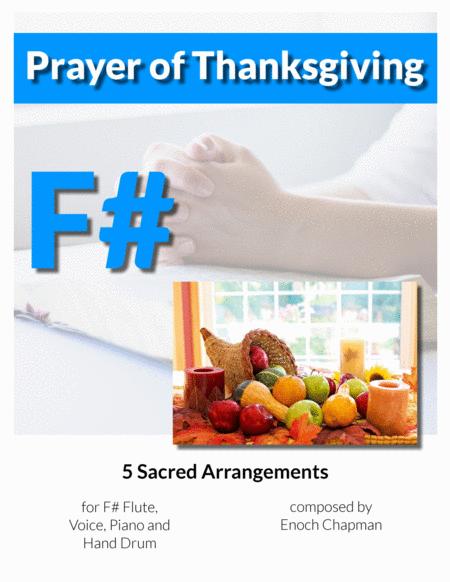 Prayer Of Thanksgiving For F Flute Sheet Music