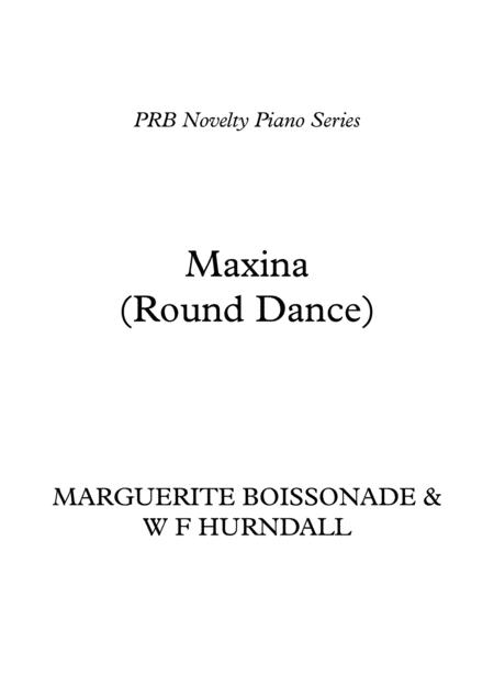 Prb Novelty Piano Series Maxina Round Dance Boissonade Hurndall Sheet Music