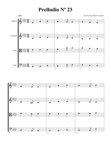 Free Sheet Music Prelludio N 23