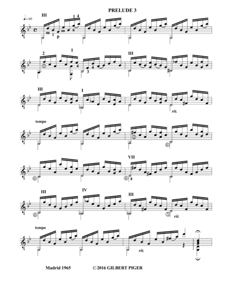 Prelude 3 Sheet Music