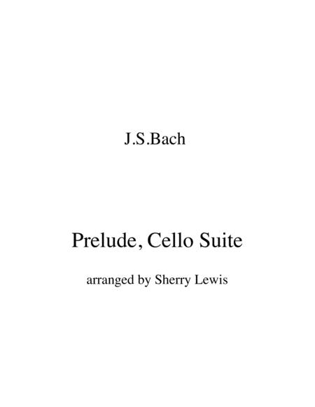 Free Sheet Music Prelude For Cello By Bach For Trio For String Trio Woodwind Trio Any Combination Of Two Treble Clef Instruments And One Bass Clef Instrument Concert P