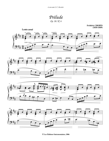 Prelude In B Minor Marimba Solo Sheet Music