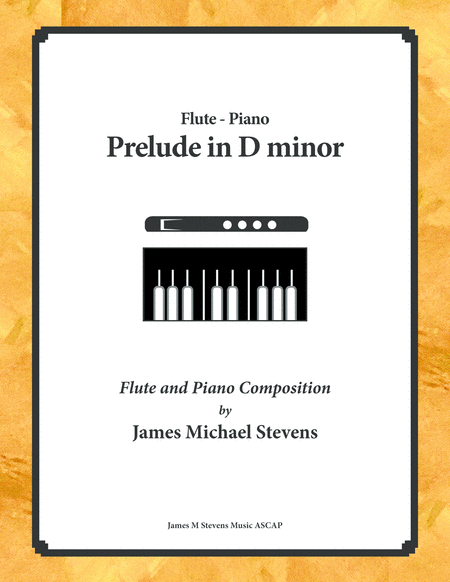 Free Sheet Music Prelude In D Minor Flute And Piano