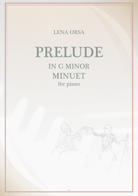 Prelude In G Minor Minuet Sheet Music