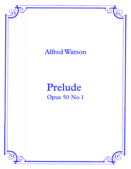 Free Sheet Music Prelude Opus 50 No 1