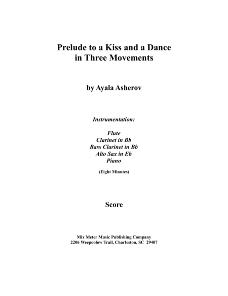 Free Sheet Music Prelude To A Kiss And A Dance