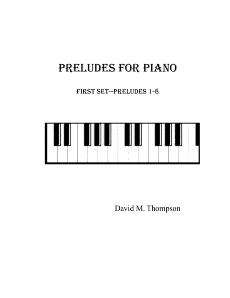 Preludes For Piano First Set Sheet Music