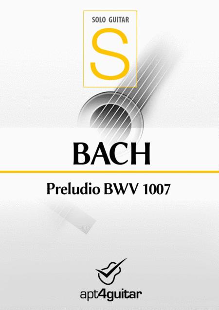 Preludio Bwv 1007 Sheet Music