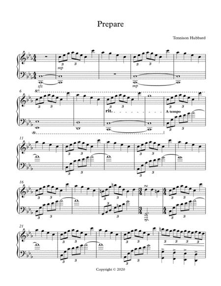 Prepare Sheet Music