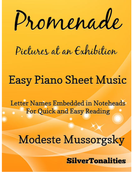 Free Sheet Music Promenade Pictures At An Exhibition Easy Piano Sheet Music