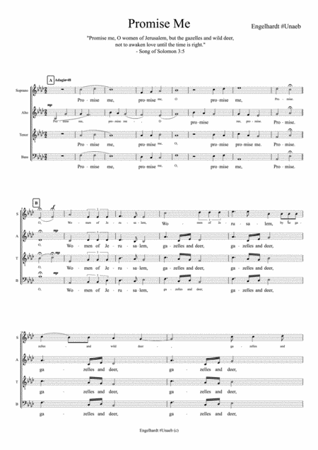 Promise Me Sheet Music